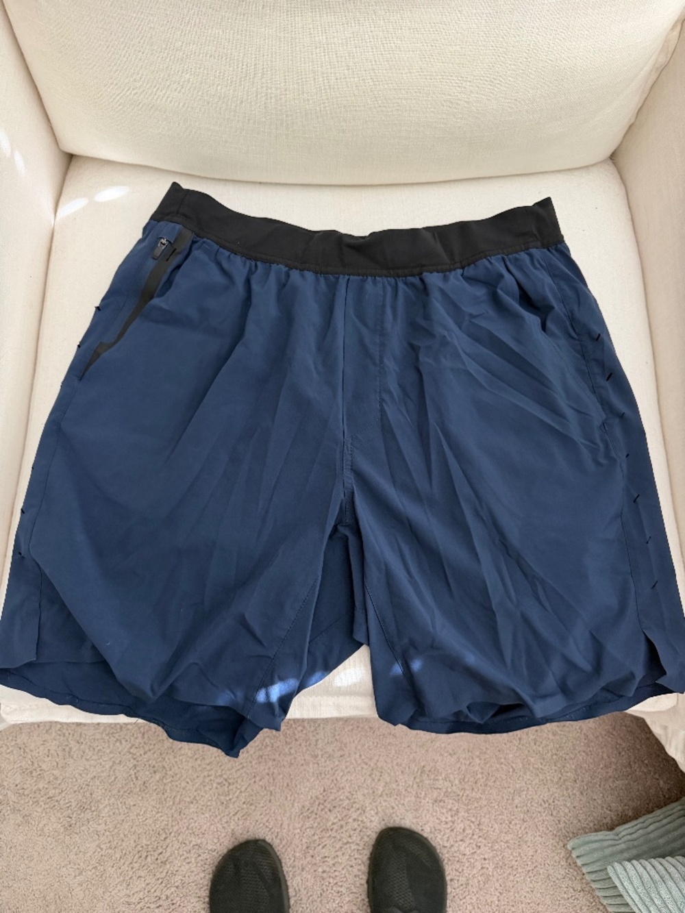 Ten Thousand Interval Shorts 7" Linerless Navy Men's Large
